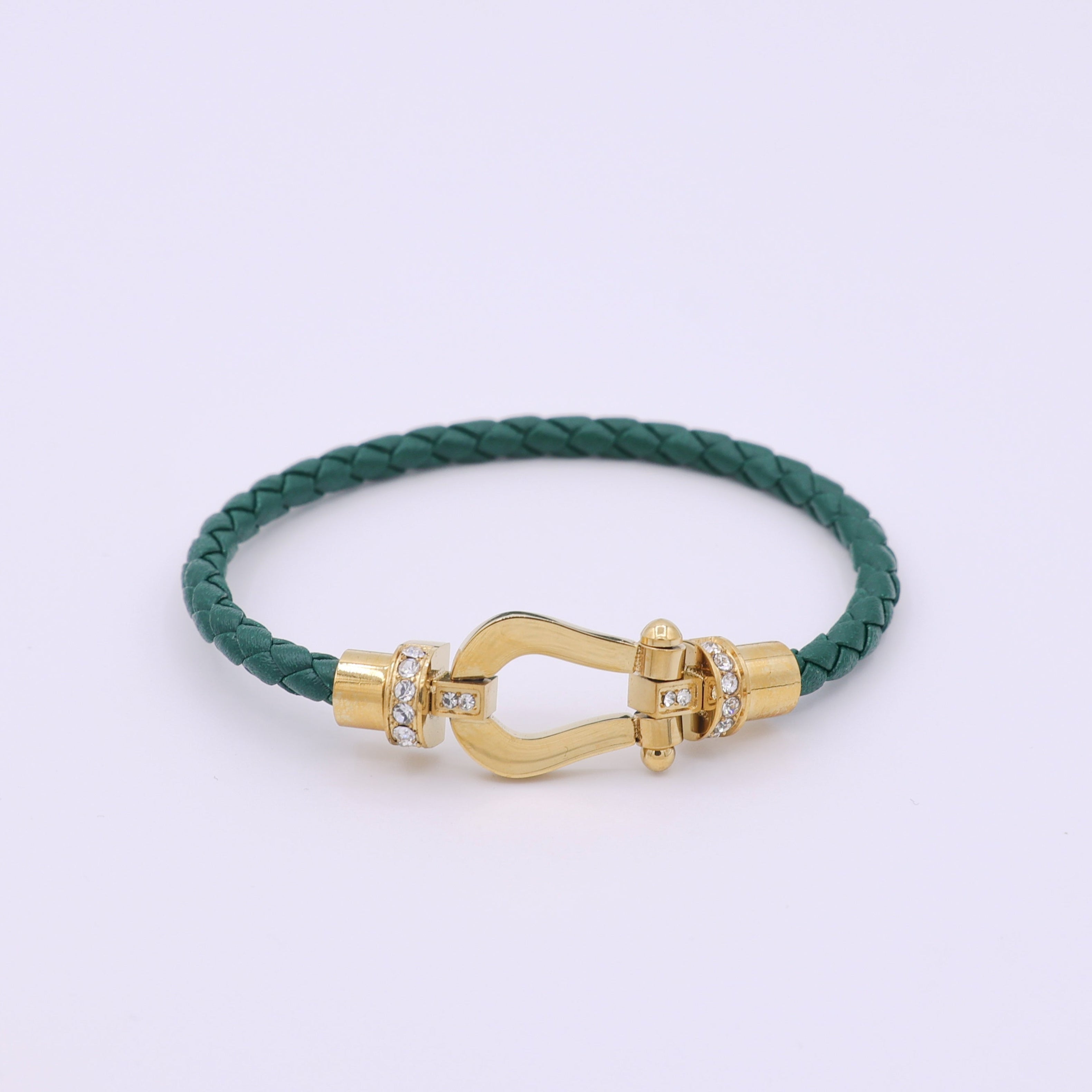 BUCKLE BRACELET - GOLD GREEN