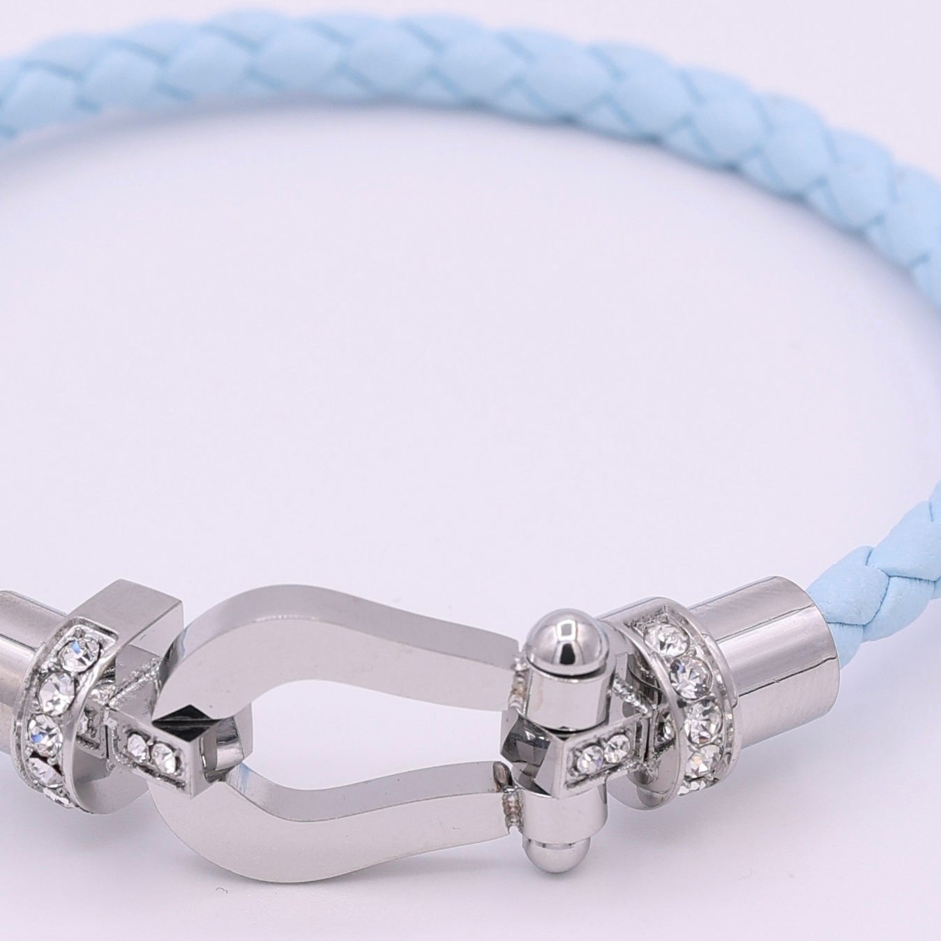 BUCKLE BRACELET - SILVER LIGHTBLUE