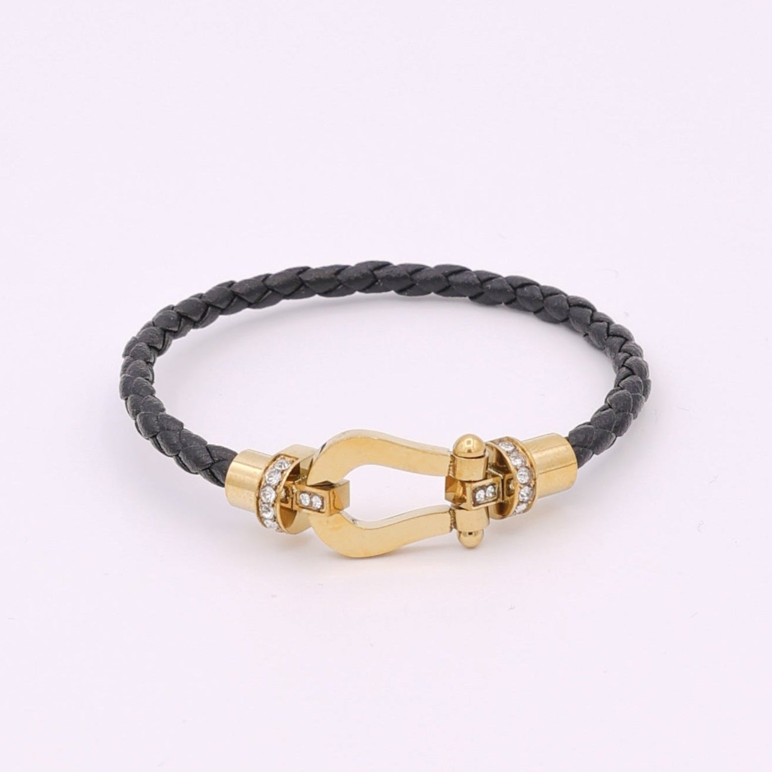 BUCKLE BRACELET - GOLD BLACK