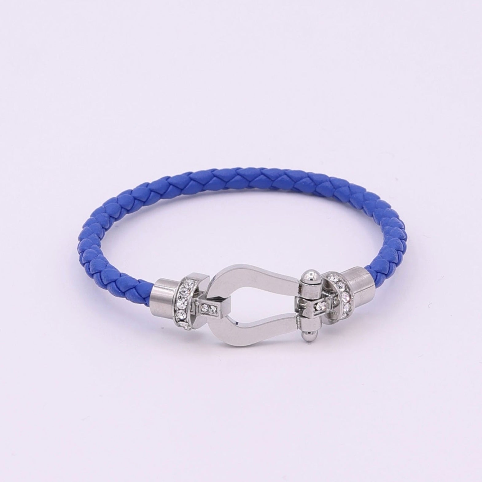 BUCKLE BRACELET - SILVER BLUE