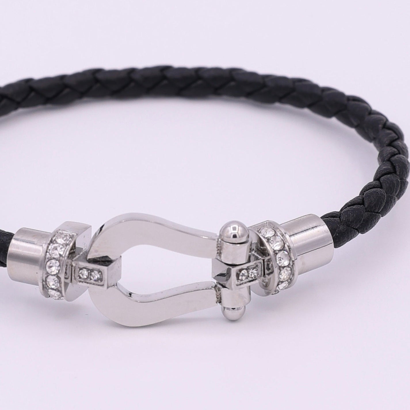 BUCKLE BRACELET - SILVER BLACK