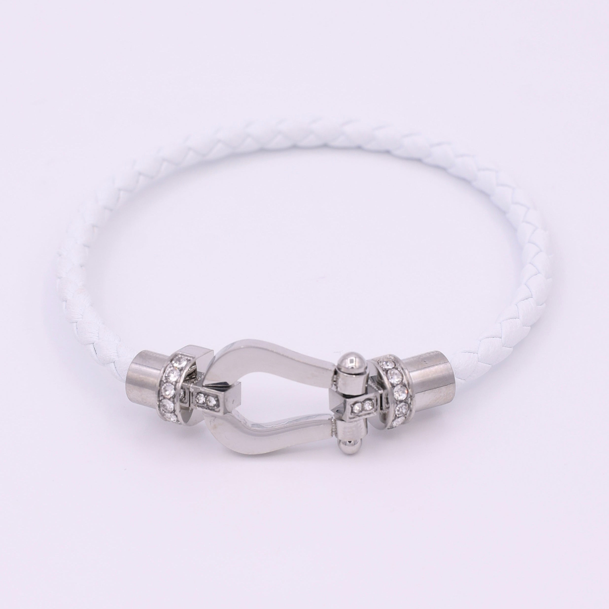 BUCKLE BRACELET - SILVER WHITE