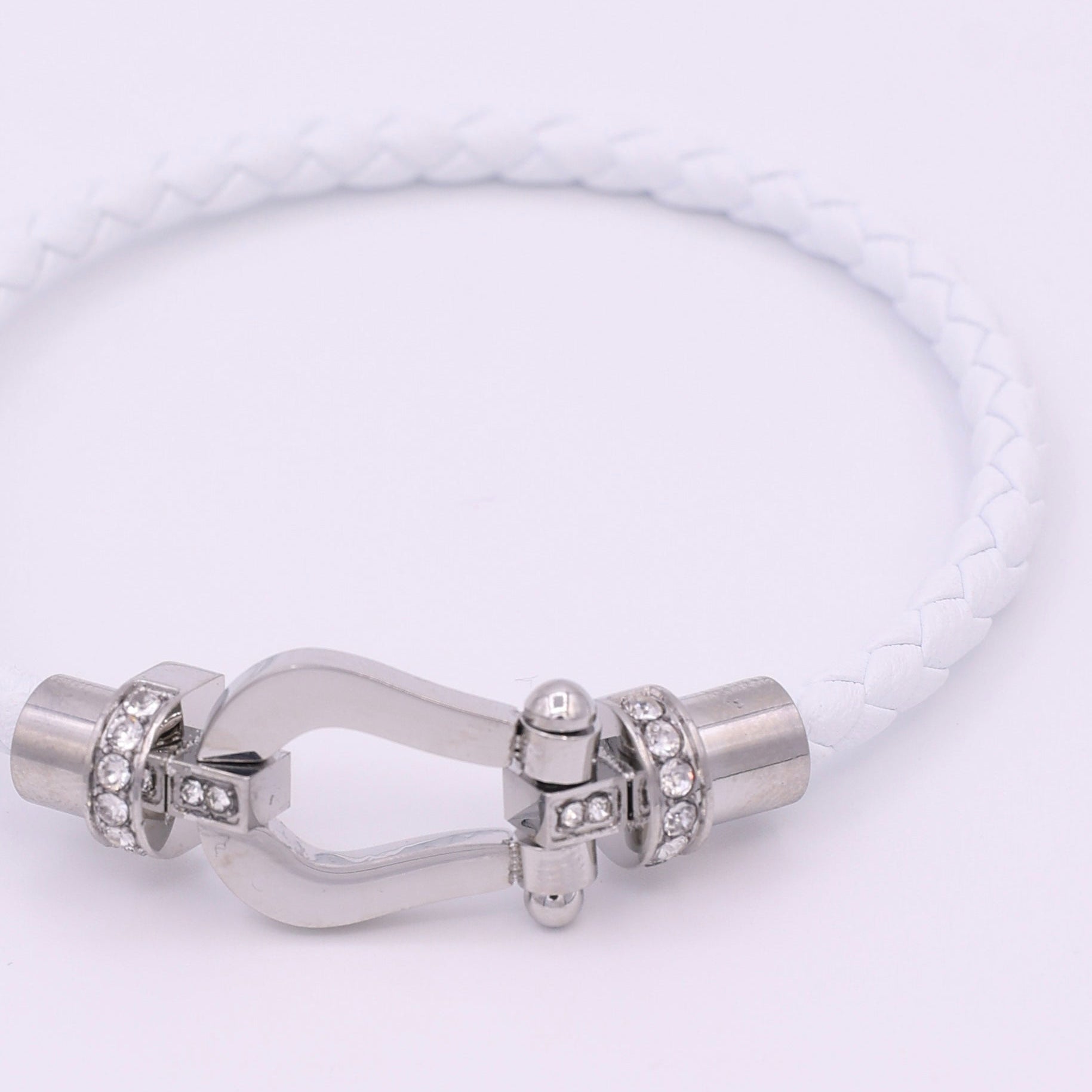 BUCKLE BRACELET - SILVER WHITE