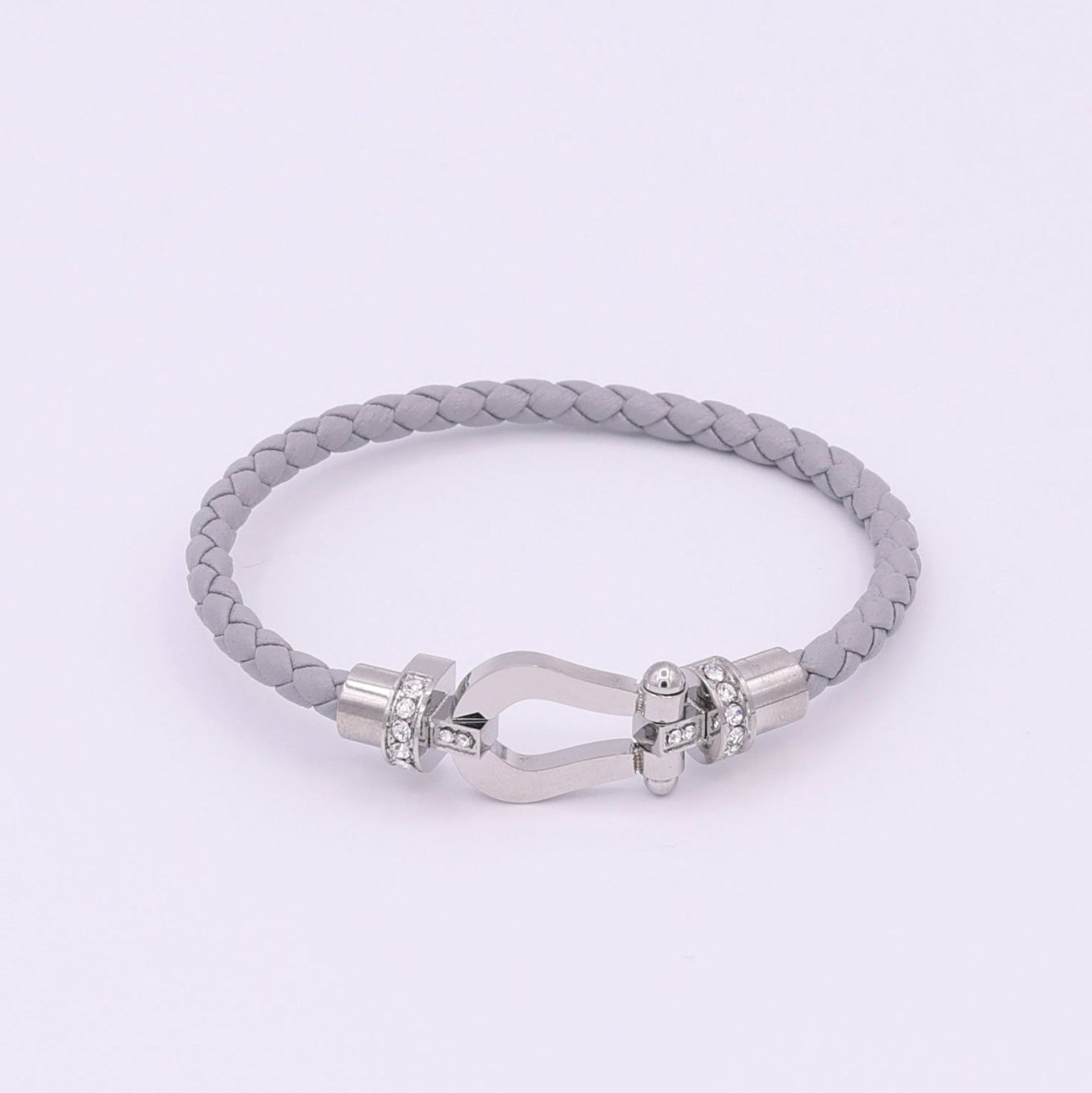 BUCKLE BRACELET - SILVER GREY