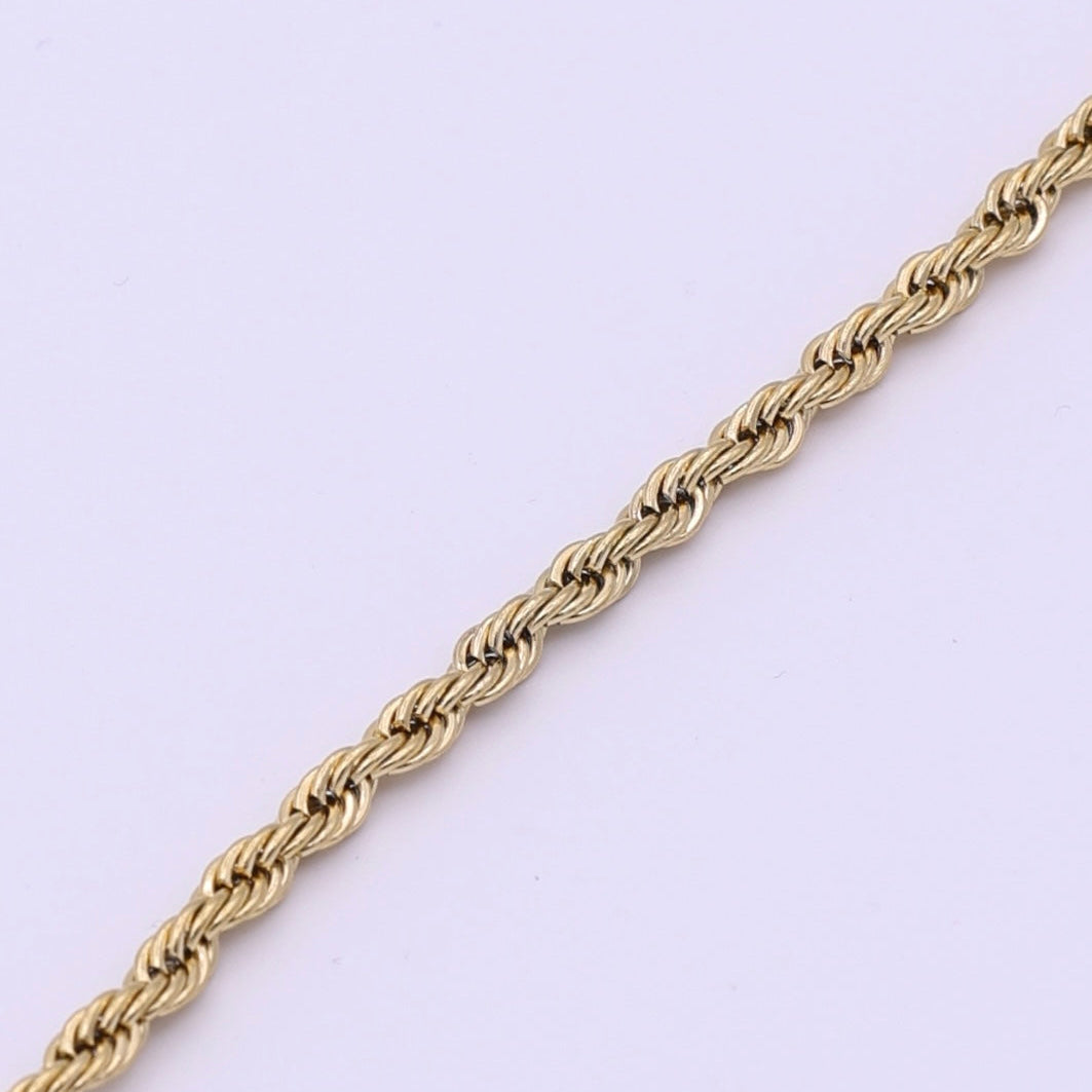 ROPE CHAIN - 18K GOLD