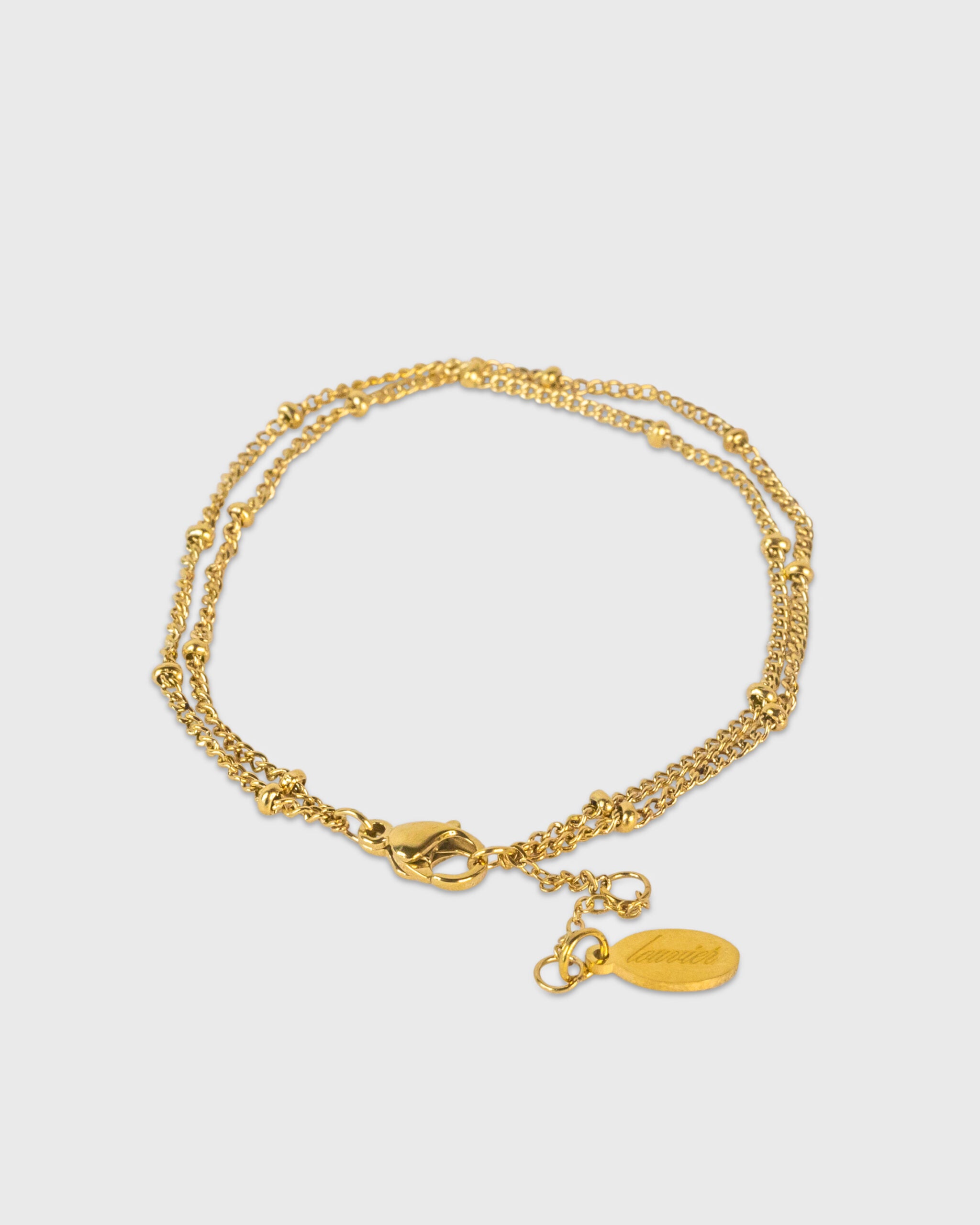 DUBBELE ARMBAND – 14K GOUD