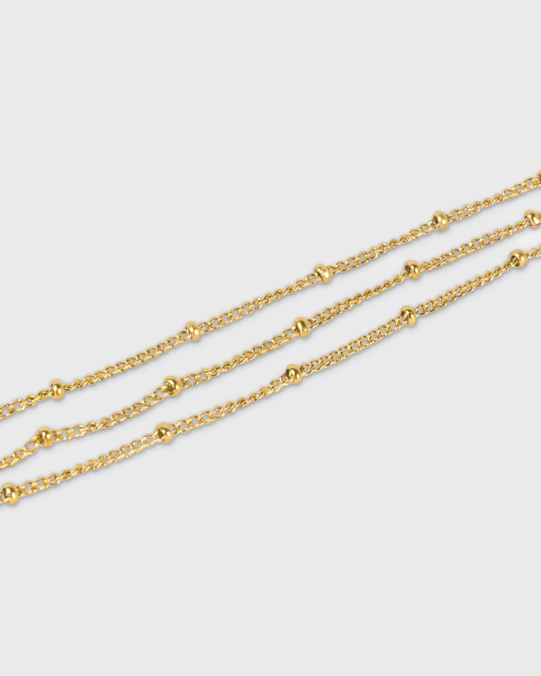 DRIEVOUDIGE ARMBAND – 14K GOUD