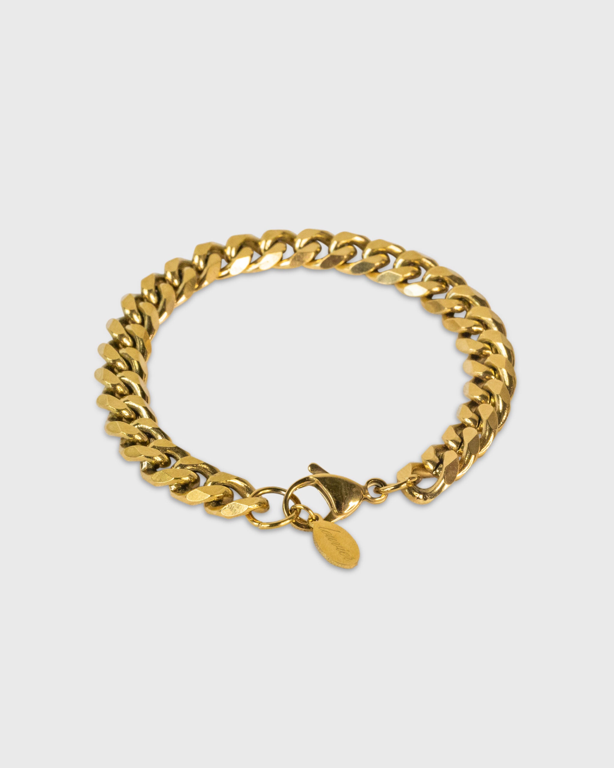 CUBA ARMBAND – 8MM 14K GOUD