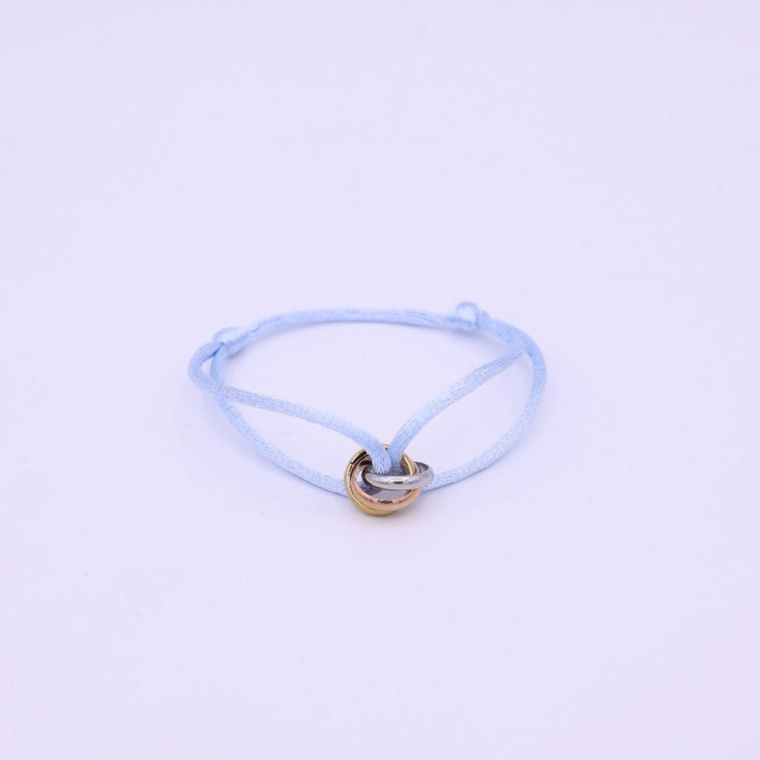 TRICOLOR BRACELET - LIGHTBLUE