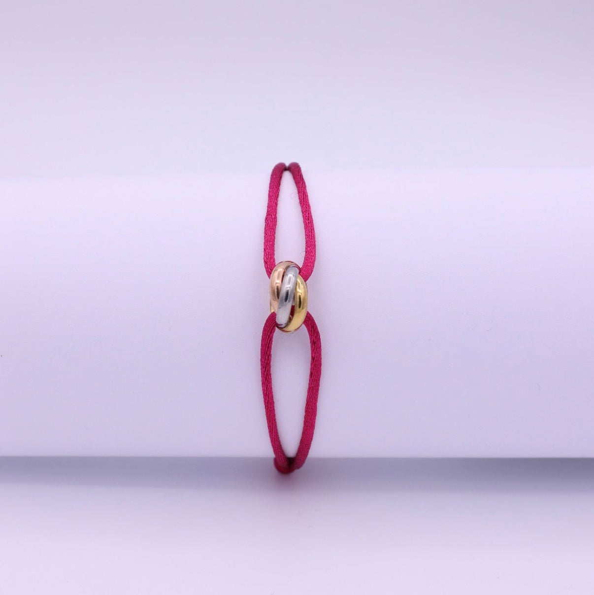 TRICOLOR BRACELET - BRIGHT PINK
