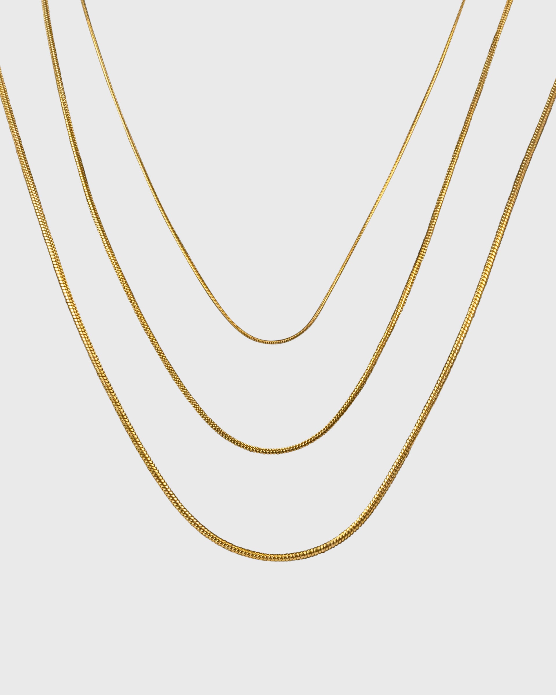 Slangenketting – 14 karaats goud