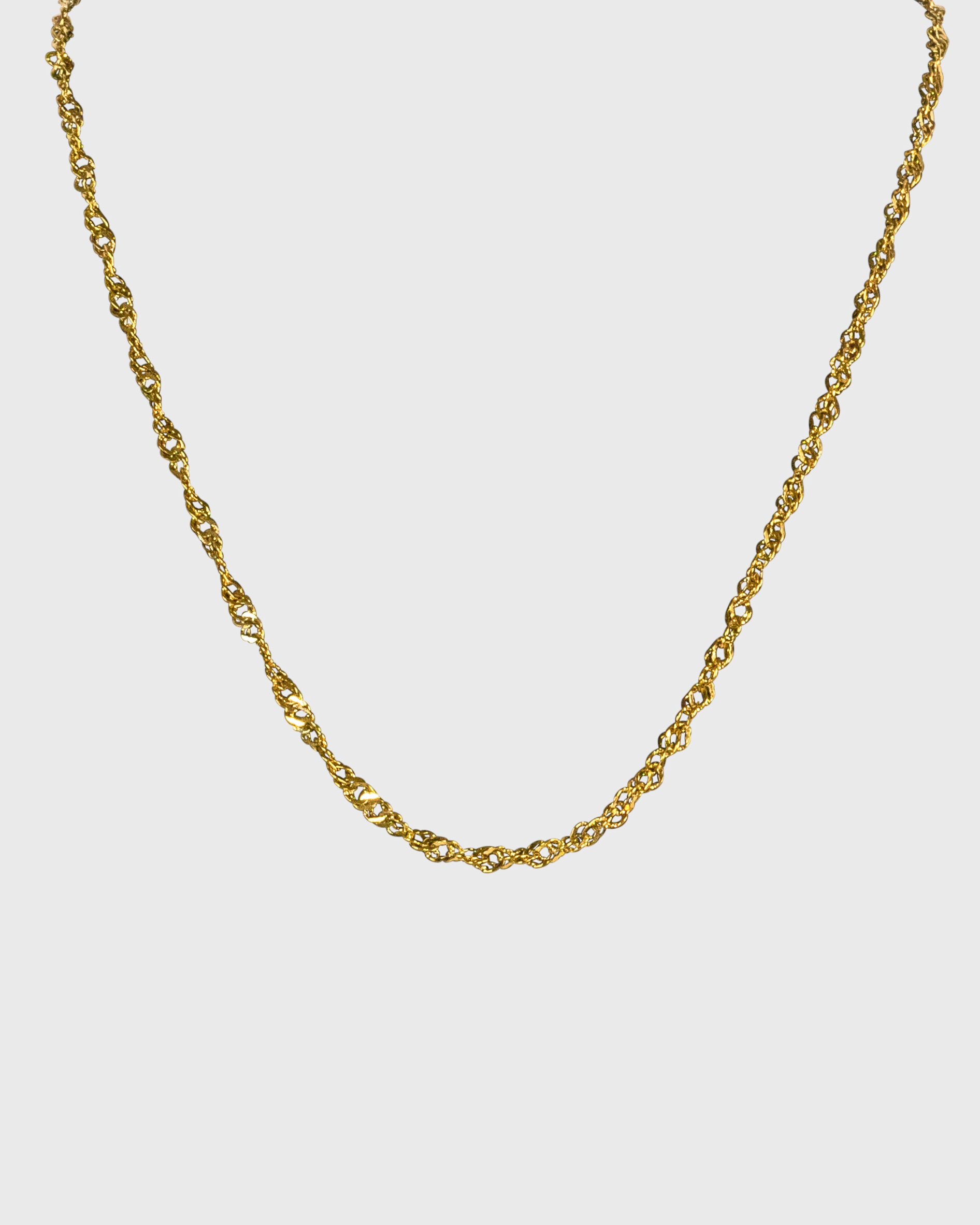 GEDRAAIDE KETTING – 18K GOUD