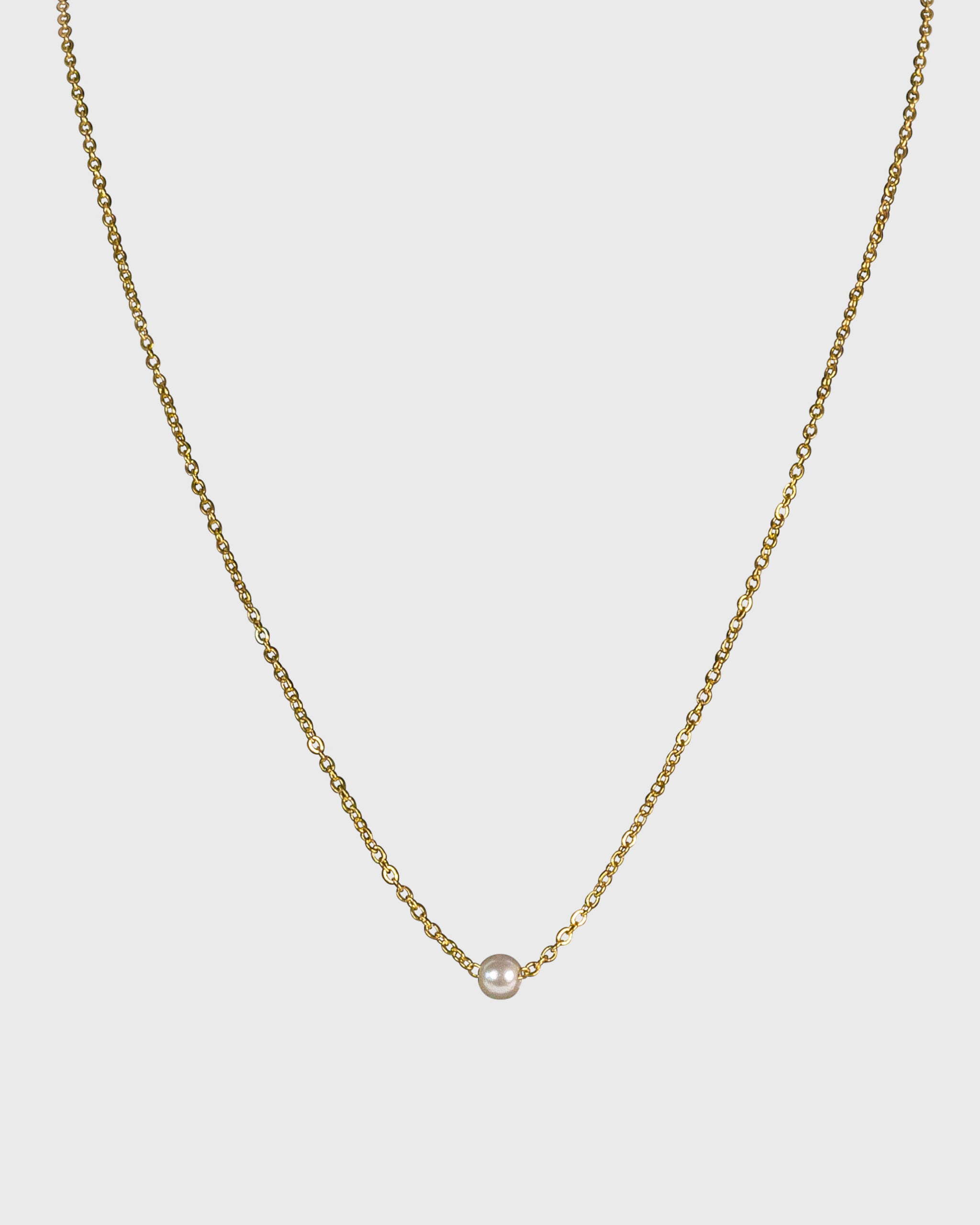 PARELKETTING – 14K GOUD