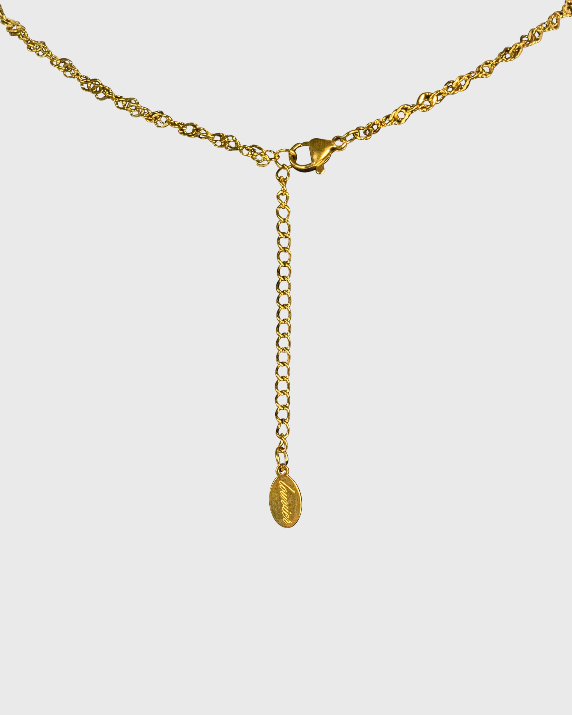 GEDRAAIDE KETTING – 18K GOUD